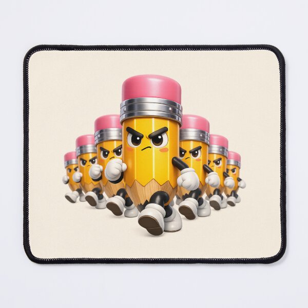 Item preview, Cute Pencil Parade | Kawaii Stationery Squad Marching 3D Cartoon Illustration designed and sold by Moons Studio.