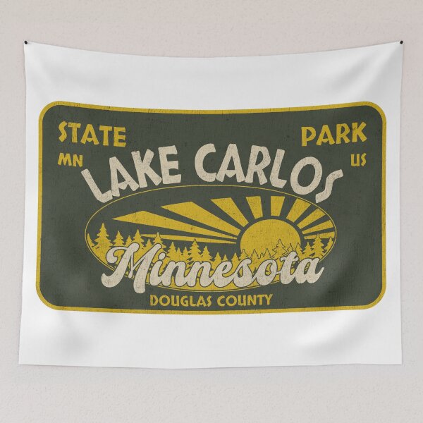 Item preview, Lake Carlos State Park, Douglas County, Minnesota, badge design designed and sold by Wanderful-roads.