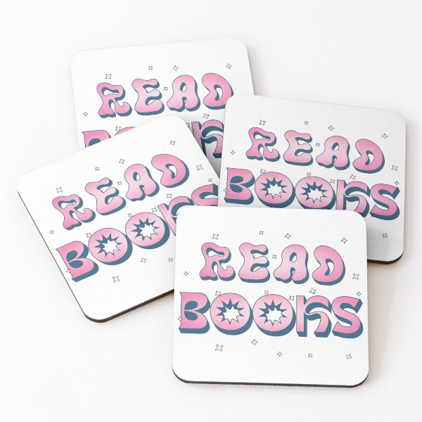 Item preview, Read Books Pink Text with Sparkles designed and sold by petalandarmour.