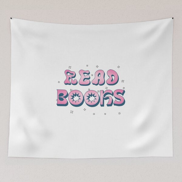 Item preview, Read Books Pink Text with Sparkles designed and sold by petalandarmour.