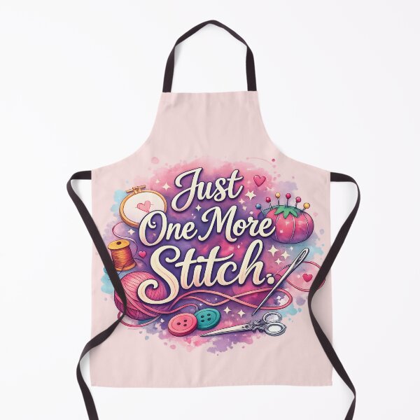Item preview, Just One More Stitch – Cute Sewing & Craft Lover Design designed and sold by blankTeeShirt.