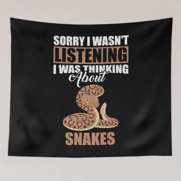 Item preview, Sorry I wasn't Listening Thinking About Snakes  designed and sold by GabbyKash.