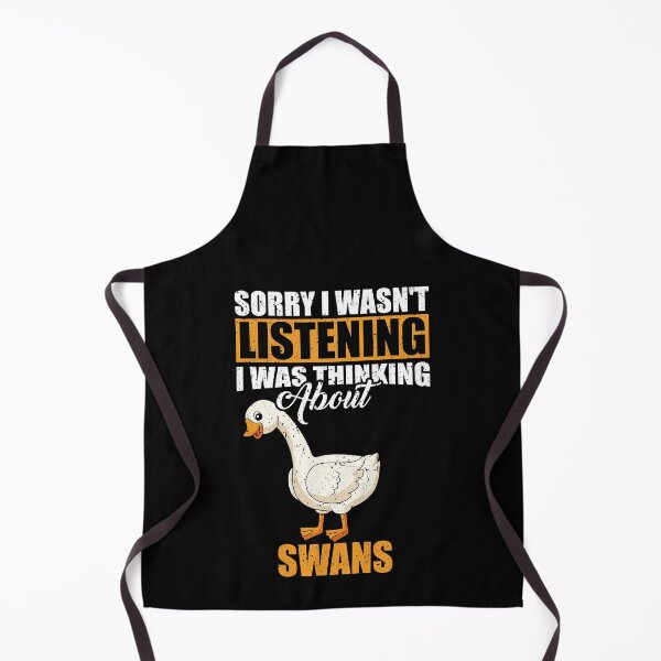 Item preview, Sorry I wasn't Listening Thinking About Swans designed and sold by GabbyKash.
