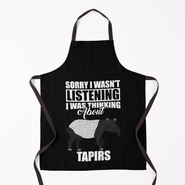 Item preview, Sorry I wasn't Listening Thinking About Tapirs designed and sold by GabbyKash.