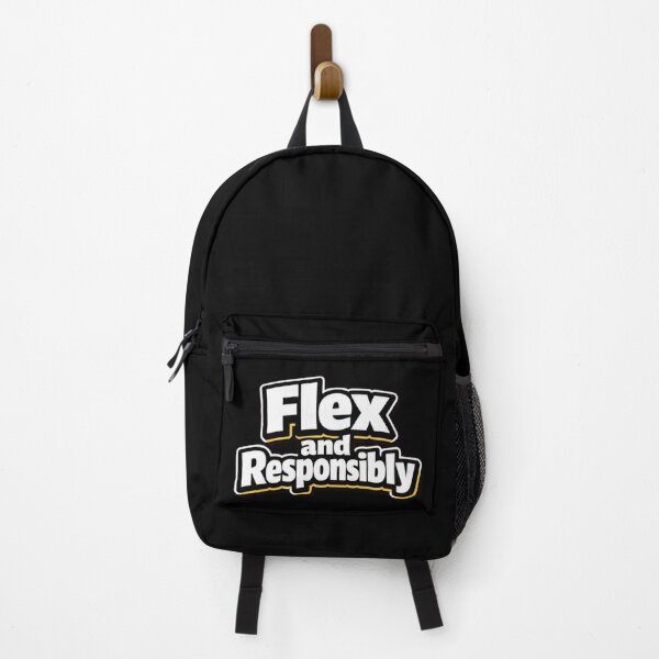 Item preview, Flex Responsibly – Funny Gym Slogan designed and sold by Timeless Junction.