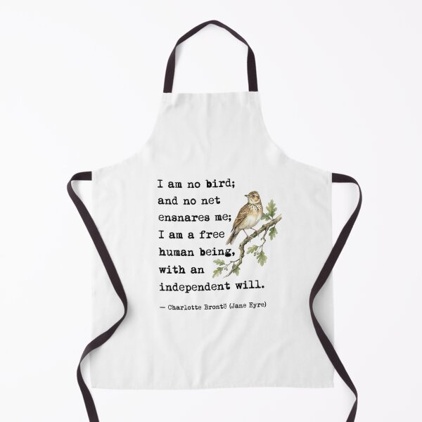 Item preview, I Am No Bird Jane Eyre Quote Charlotte Bronte Independent Will designed and sold by Fenay Designs.