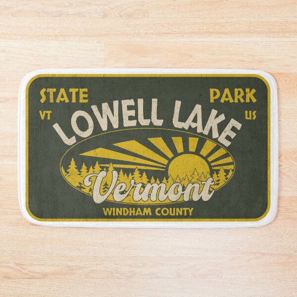 Item preview, Lowell Lake State Park, Windham County, Vermont, badge design designed and sold by Wanderful-roads.