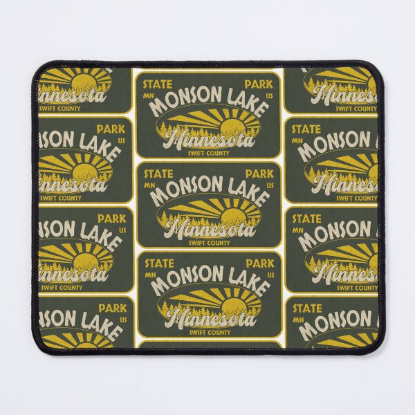 Item preview, Monson Lake State Park, Swift County, Minnesota, badge design designed and sold by Wanderful-roads.