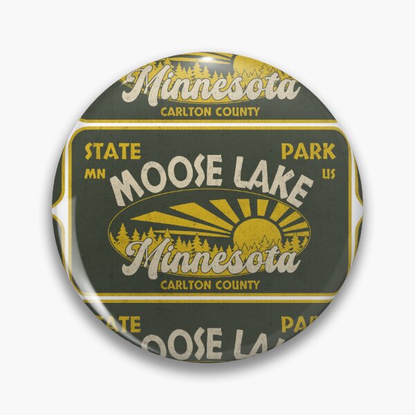 Item preview, Moose Lake State Park, Carlton County, Minnesota, badge design designed and sold by Wanderful-roads.