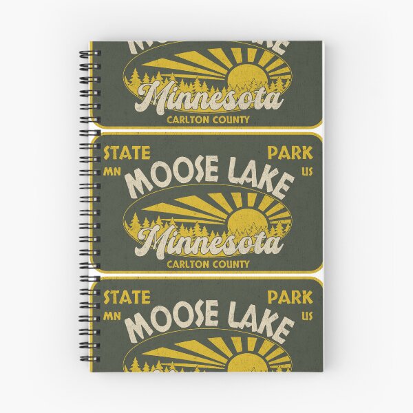Item preview, Moose Lake State Park, Carlton County, Minnesota, badge design designed and sold by Wanderful-roads.