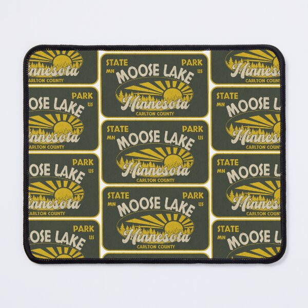 Item preview, Moose Lake State Park, Carlton County, Minnesota, badge design designed and sold by Wanderful-roads.
