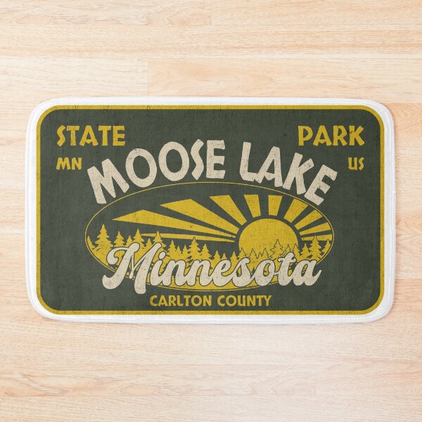 Item preview, Moose Lake State Park, Carlton County, Minnesota, badge design designed and sold by Wanderful-roads.