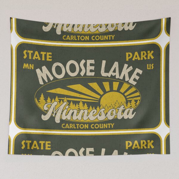 Item preview, Moose Lake State Park, Carlton County, Minnesota, badge design designed and sold by Wanderful-roads.