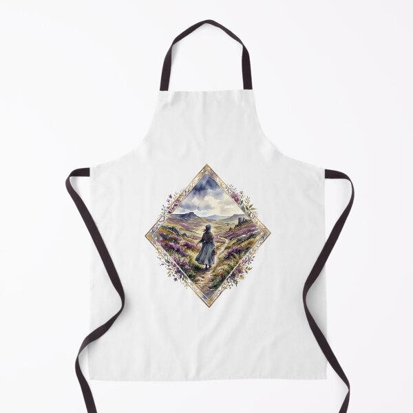 Item preview, Jane Eyre Watercolor Moors Landscape Charlotte Bronte Classic Art designed and sold by Fenay Designs.