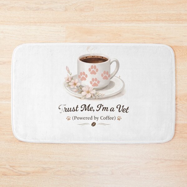 Item preview, Trust Me I'm a Vet Watercolor Coffee Art - Vet Med Aesthetic designed and sold by batoot1.