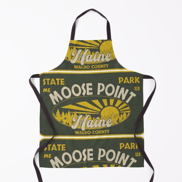 Item preview, Moose Point State Park, Waldo County, Maine, badge design designed and sold by Wanderful-roads.