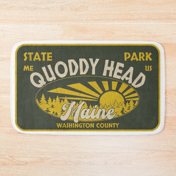 Item preview, Quoddy Head State Park, Washington County, Maine, badge design designed and sold by Wanderful-roads.