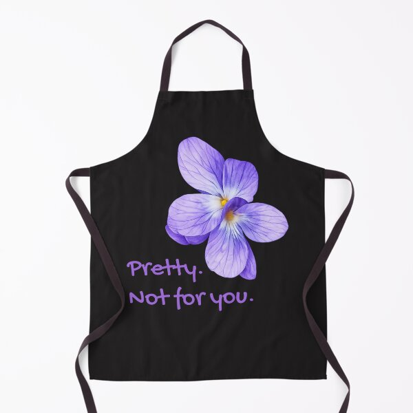 Item preview, Pretty Not For You – Sarcastic Violet Flower Design, Funny Attitude Quote designed and sold by IrynaLineArt.