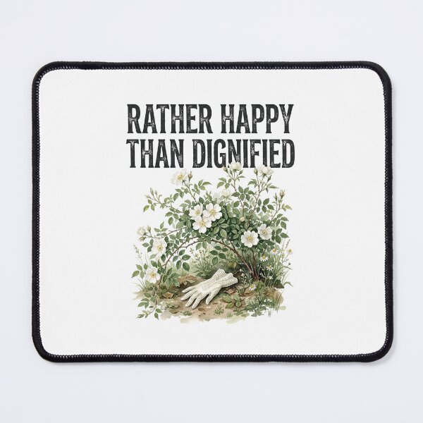 Item preview, Rather Happy Than Dignified Jane Eyre Quote Charlotte Bronte Vintage designed and sold by Fenay Designs.