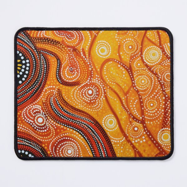 Item preview, Aboriginal Inspired Dot Art - Lava Flow designed and sold by GrinGalore.