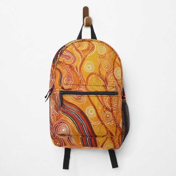 Item preview, Aboriginal Inspired Dot Art - Lava Flow designed and sold by GrinGalore.