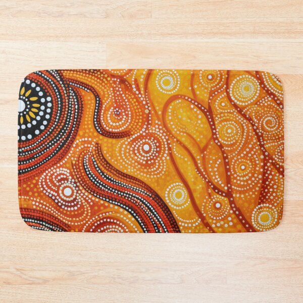 Item preview, Aboriginal Inspired Dot Art - Lava Flow designed and sold by GrinGalore.
