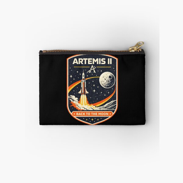 Item preview, Artemis II Rocket T-Shirt – Back To The Moon Space Design, Retro NASA Inspired Minimal Lunar Mission Art designed and sold by artsymonk.