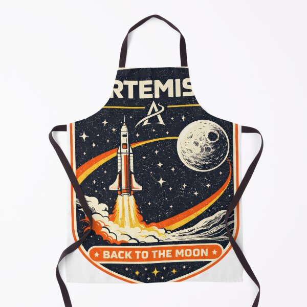 Item preview, Artemis II Rocket T-Shirt – Back To The Moon Space Design, Retro NASA Inspired Minimal Lunar Mission Art designed and sold by artsymonk.