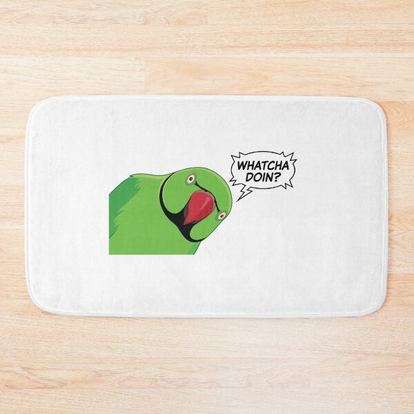 Item preview, Whatcha Doin Funny Indian Ringneck Parakeet designed and sold by Petzzz.