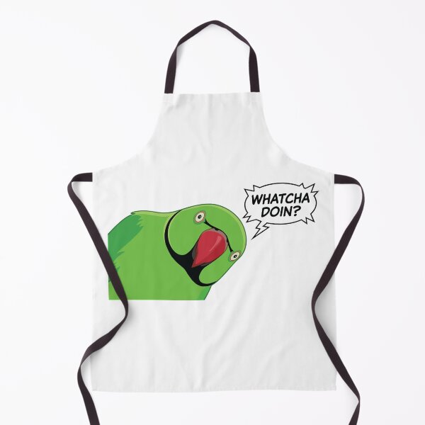 Item preview, Whatcha Doin Funny Indian Ringneck Parakeet designed and sold by Petzzz.