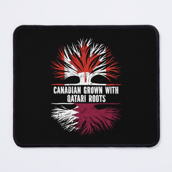 Item preview, Canadian Grown with Qatari Roots Canada Flag designed and sold by CosmoKitsch.