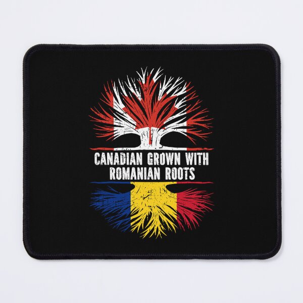 Item preview, Canadian Grown with Romanian Roots Canada Flag designed and sold by CosmoKitsch.