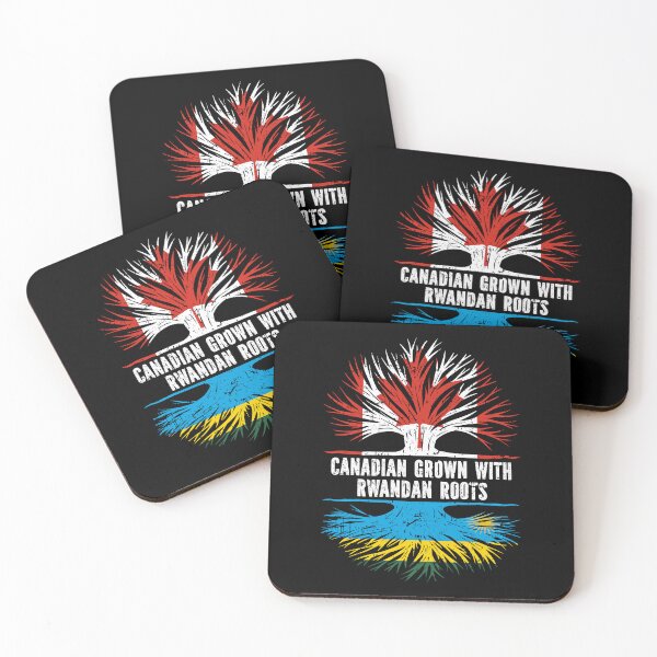 Item preview, Canadian Grown with Rwandan Roots Canada Flag designed and sold by CosmoKitsch.