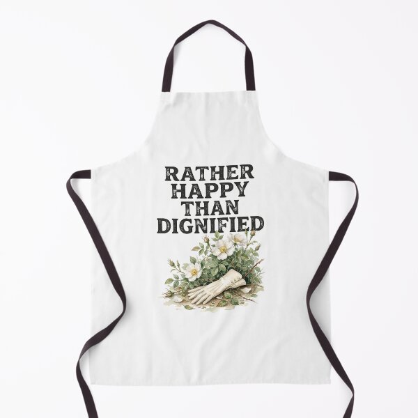 Item preview, Rather Happy Than Dignified Floral Jane Eyre Quote Charlotte Bronte designed and sold by Fenay Designs.