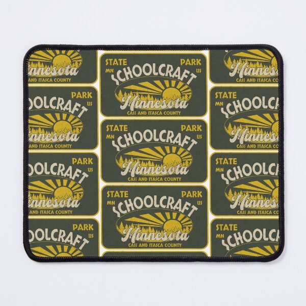 Item preview, Schoolcraft State Park, Cass and Itasca County, Minnesota, badge design designed and sold by Wanderful-roads.