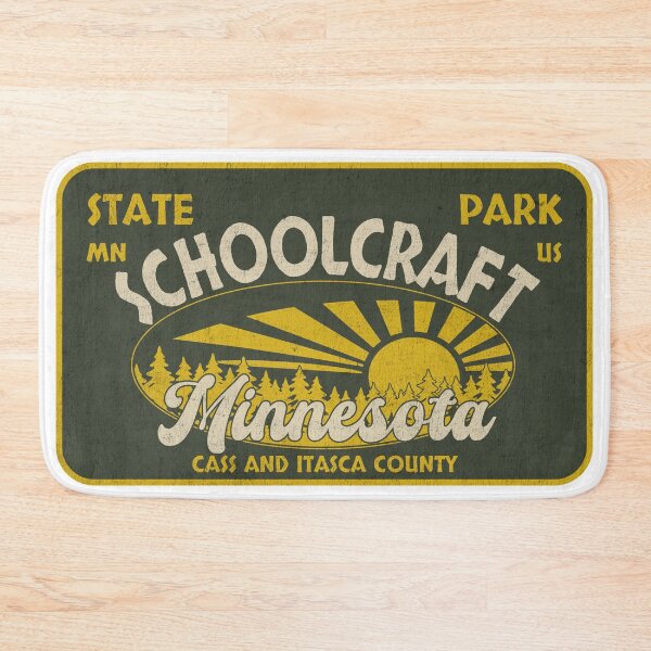 Item preview, Schoolcraft State Park, Cass and Itasca County, Minnesota, badge design designed and sold by Wanderful-roads.