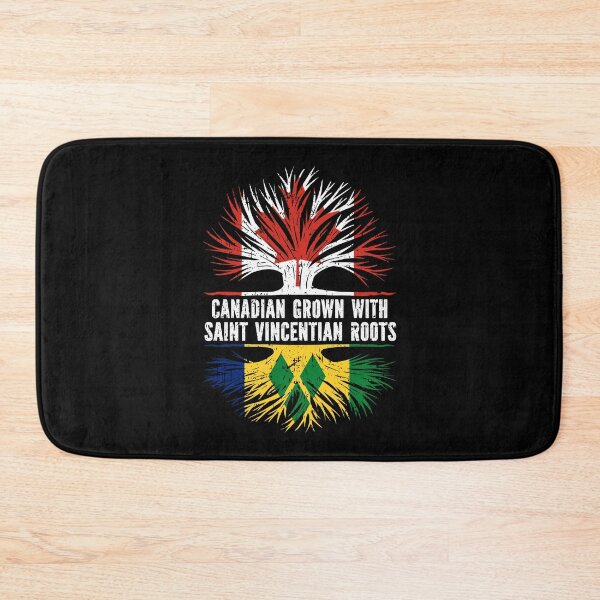 Item preview, Canadian Grown with Saint Vincentian Roots Canada Flag designed and sold by CosmoKitsch.
