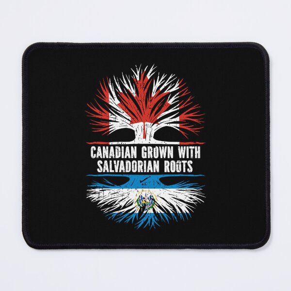 Item preview, Canadian Grown with Salvadorian Roots Canada Flag designed and sold by CosmoKitsch.
