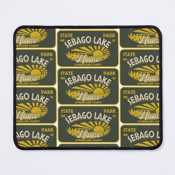 Item preview, Sebago Lake State Park, Cumberland County, Maine, badge design designed and sold by Wanderful-roads.