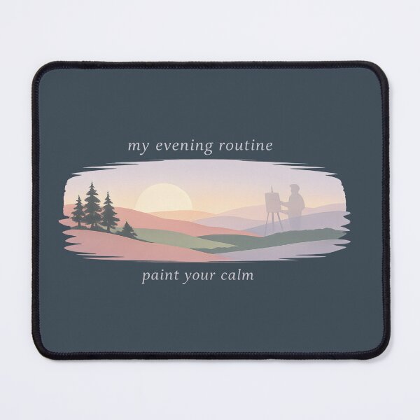 Item preview, Bob Ross Fan Art Evening Routine Landscape designed and sold by SplashTastic.