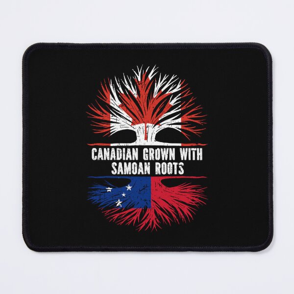 Item preview, Canadian Grown with Samoan Roots Canada Flag designed and sold by CosmoKitsch.