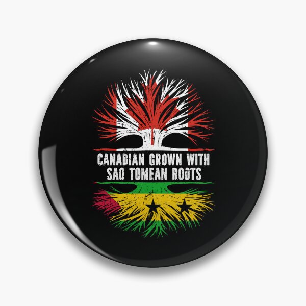Item preview, Canadian Grown with Sao Tomean Roots Canada Flag designed and sold by CosmoKitsch.