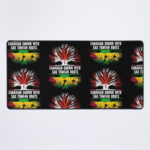 Item preview, Canadian Grown with Sao Tomean Roots Canada Flag designed and sold by CosmoKitsch.