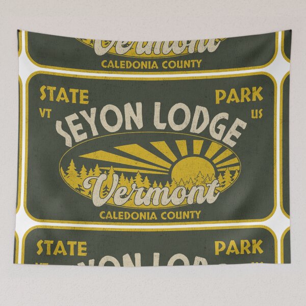 Item preview, Seyon Lodge State Park, Caledonia County, Vermont, badge design designed and sold by Wanderful-roads.