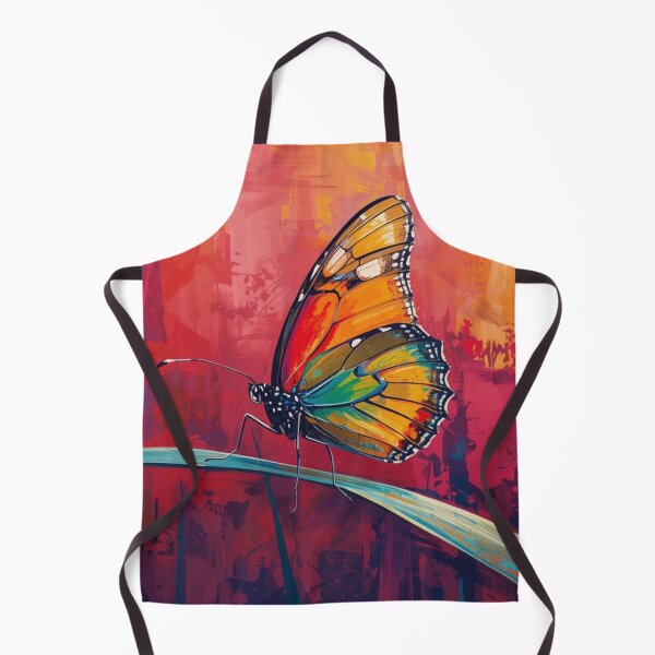 Item preview, Kolorowy motyl malowany pędzlem, obraz designed and sold by Karszul.