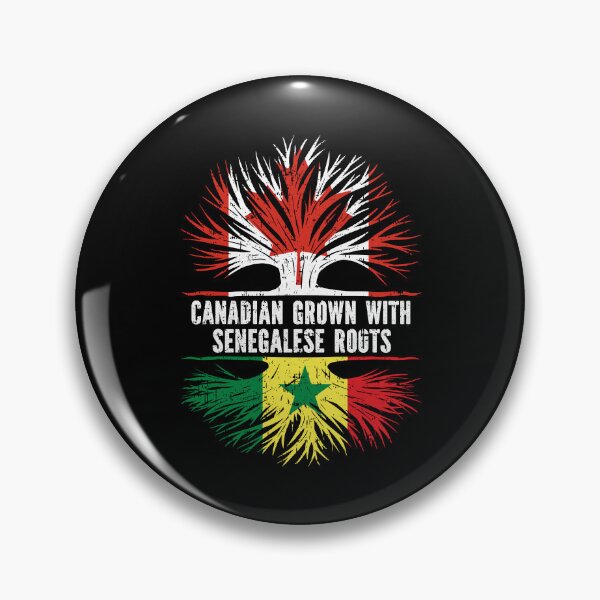 Item preview, Canadian Grown with Senegalese Roots Canada Flag designed and sold by CosmoKitsch.