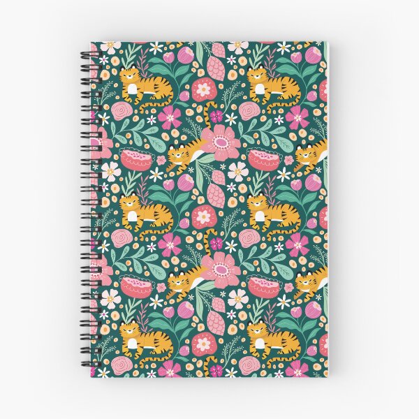 Aperçu de l'œuvre Floral tiger créée et vendue par LixyDesign.