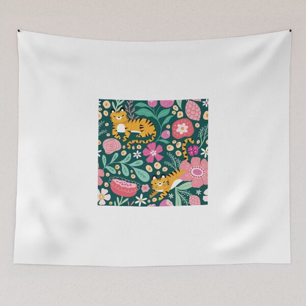 Item preview, Floral tiger designed and sold by LixyDesign.