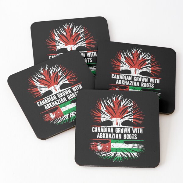 Item preview, Canadian Grown with Abkhazian Roots Canada Flag designed and sold by CosmoKitsch.