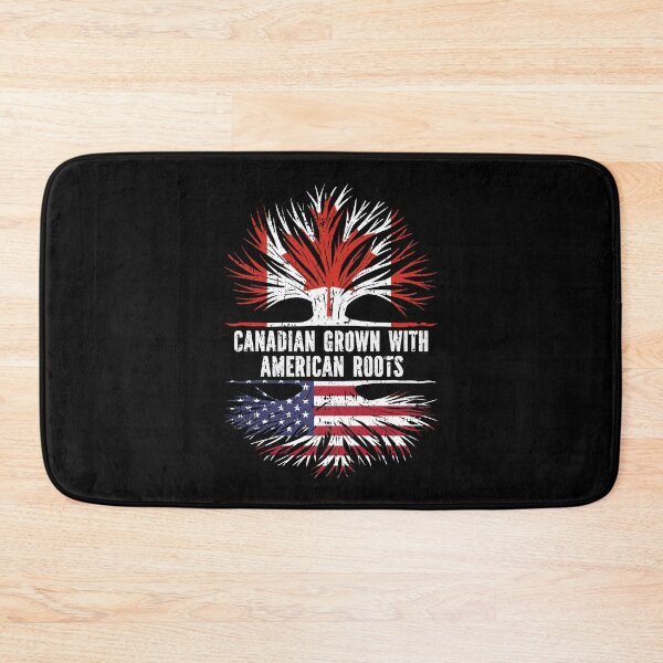 Item preview, Canadian Grown with American Roots Canada Flag designed and sold by CosmoKitsch.
